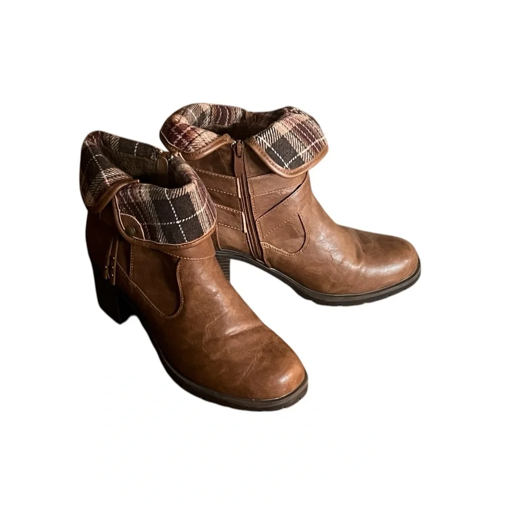 Patriza Style Medium Brown Steppe Booties - Picture 1 of 6